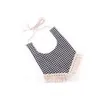 Ny Multistyle Tassel Baby Bandana Bib 31 * 22cm Spädbarn Toddler Bomull Lunchmatning Bib Burp Cloths Baby Tillbehör