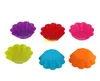 300pcs/lot Fast shipping 7.5cm dia Round Shaped Silicone Muffin Cases Mould Cake Cupcake Liner Baking Mold