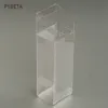 50pcs- 2 * Length * Height Clear Transparent PVC Box with Hole Candy Toy Display Stationery Craft Gift Plastic Packaging Boxes