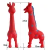 32 * 15 * 8 cm Duży Krzyk Żyrafa Zabawa Zabawki Dla Pies Cat Pet Dog Training Training Training Screaming Deirounding Toy Squeaker Wycisnął Zwierzęta Zabawki