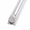 V-Shaped Integrate T8 LED Tube 2400MM 4 5 6 8 ft Feet LED Fluorescent Lamp 8ft 4ft LED Light Tubes Cooler Door Lighting
