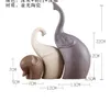 ceramica vintage elefante decorazioni per la casa artigianato decorazione della stanza artigianato ornamento figurine di porcellana figurine di animali decorazioni