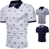 Men's Polos Eur Size Mens Short Sleeve Shirt Summer Goat Sewing Pattern Turn-down T for Male M-5XL