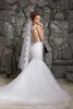 2020 abiti da sposa in pizzo berta illusione sexy con berretto da sposa da sposa da sposa a molla di tulle avorio