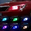 2 pçs 12v led luz do carro com controle remoto t10 5050 smd rgb auto interior cúpula cunha lâmpada estroboscópica lâmpadas carstyling 20182265291