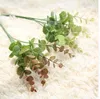 Plantes artificielles simulation décorative feuilles d'eucalyptus de décoration de table eucalyptushome accessoires de fleurs de haute qualité