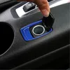 Bilinteriörstillbehör Cigarettändare trimtäcke ABS Röd/blå/kolfiber/silver för Camaro