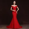 Sexy белой и красного платье партии кружево платья Cheongsam Улучшения русалка хвостовых Невеста Китайская Свадьба Платье в восточном стиле Robe Й Пао платье