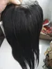 Elibess hår rak väv brasiliansk jungfru hår 3 buntar med spetsstängning naturligt färg hår weft 100g bunt