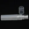 5 ml frasco de perfume de plástico Transparente atomizador vazio 5CC mini recipiente de bomba de spray espiral recarregável LX2808