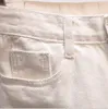 Neue Trend-Sommershorts für Damen, hohe Taille, Denim-Shorts für Damen, lässige Jeans-Shorts mit Reißverschluss, Quastenfransen und Tasche, Mini-Shorts