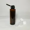 100 Uds 120ml loción GEL de ducha embalaje de lavado de manos tapa abatible de plástico botella de champú vacía 2 colores botellas recargables a la venta