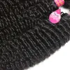 Meetu 8a Mink Brazilian Curly Virgin Hair 4バンドルレース閉鎖