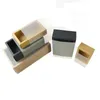Buzlu PVC Kapak Kraft Kağıt Çekmece Kutuları DIY El Yapımı Sabun Zanaat Mücevher Kutusu Düğün Parti Hediye Ambalaj için LX0388