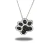 Funique Boho Caviglia a forma di cane Collana con pendente per cani da donna in argento collane catena collana gioielli girocollo collana colar clavicola