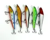 Vliegvissen Bass Crankbait-simulatie Plastic Big Aas met 3 VMC-haken 14 cm 23g Minnow Laserskunst Vistuig