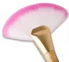 Professional 1pc Soft Makeup Large Fan Brush Blush Powder Foundation Make Up Tool Big Fan Cosmetics Brushes Free Ship