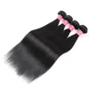 Meetu Straight 4 PCS Extensions Brazilian Virgin Human Hair Bundles for Women All Ages Jet Black 828inch5600694