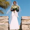 Boho V-образным вырезом свадебное платье Сексуальная русалка Vestidos de Novia 2018 New Araribal простое свадебное платье на заказ романтическое винтажное свадебное платье