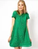 Artı Boyutu 5XL Kadınlar Zarif Vintage Oymak Dantel Astar Ince Tunik Elbise Sonbahar Bayan Rahat Festivali Elbiseler