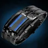 2016 Popular Men's Women's Alloy Date Digital LED Bracelet Sport Watches 2015 NO181 5V3E Birthdays Gifts 8HJF