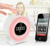 Multisensory Digital Alarm Clock Wireless Bluetooth Speaker F9 Desktop LED Light Touch Lamp Speaker With Mic FM RadioTF Card MP36615547