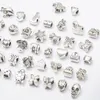Mix Mix 40 Style Sytre Silver Plessed Alloy Big Hole Charms Beads Fit Pit Bracelet Diy Jewelry Netclaces Pendants6500042