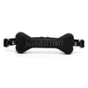 Bondage Cute Solid Leather Harness Mouth Silicone Dog Bone Gag 20mm Soft Plug restraint #R43