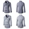 Men's Wool 1Pcs Winter Coat Fashion Men's Jacket Long