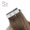 100g 40 pièces 2.5 g/pièce Balayage 4/18 # couleur soyeuse droite brésilienne PU bande dans l'extension de cheveux humains