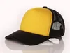 20 cores boné de malha ajustável snapbacks impressão personalizada logotipo para adultos homens mulheres boné de caminhoneiro simples esportes boné de beisebol hip hop hat5679521