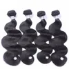 Indian Virgin 100 Human Hair HD 5X5 Lace Closure Body Wave Natural Color 4 Pcs 1030inch Part6117484