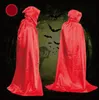 Sorcerer Death Cloak Halloween Kostymer Robe Mens Kvinnor Cosplay Teater Prop Death Hoody Cloak Devil Mantle Vuxen Hooded Cape