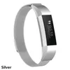 För Fitbit ACE Milanese Magnetic Stainless Steel Wrist Rem Watch Band w / Pins för Fitbit Ace Kids Activity Tracker Smart Watch