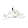 DIY Noosa s'enclenche pendentif s'enclenche collier fit 18mm boutons pression pendentif gingembre s'enclenche nouvelle mode pendentif b117