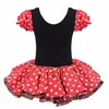 Regalo per bambini Costume da festa Cosplay Ragazze Tutu di balletto DressEar Fascia per ragazze Vestito a pois Abiti Bow5827280