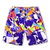 Nouvelle marque Arrivée Summer Mens Shorts Sport Swimswear Shorts Pantalons Sports à moitié volumineux Sort de plage à rayures Moleton Moleton Masculino