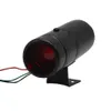 Medidor de dragón, tacómetro ajustable de aluminio negro, instrumentos para automóviles, 1000-11000 RPM, luz de cambio de advertencia, luz LED roja