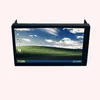 Frete grátis EMS DHL 6.95 "Touch Screen Monitor Duplo DIN para PC Do Carro, 2 Painel de Toque DIN Display Carputer, Monitor Do Carro 2DIN