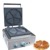 Qihang_top Restaurant Electric Heart Shape Waffle Maker Machine商業用ノンスティックハートワッフルミニワッフルマシン