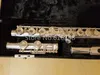 GEMEINHARDT 3OS Märke 16 Keys Flute Cupronickel Silver Plated C Tune Flute Holes Open Musical Instrument Flauta 1624442