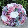 Artificial Wedding Bridal Bouquets Handmade Popular Pinterest Silk Flowers Country Wedding Supplies Bride Holding Brooch Engagemen4188910