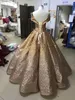 Fantastisk Navy Gold Prom Evening Dresses 2022 Sequined Dress med kort ärm Gradient Ombre Designer Ballklänningar för kvinnor Formella 3489249