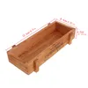 Wood Flowerpot Garden Plant Pot Decorative Vintage Succulent Wooden Boxes Crates Rectangle Table Flower Pot for Office desk balcon9093312