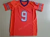The Waterboy Adam Sandler 9 Bobby Boucher Movie Football Jerseys College All Stitched Sport Team Kleur Oranje Wit Gratis Verzending