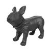 Estatueta de cachorro buldogue francês de resina, decoração vintage para casa, artesanato, objetos de decoração de sala de estar, ornamento de cachorro, estátua de animal de resina2151