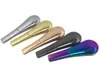 Smoking Pipes New colorful removable magnet stainless steel metal pipe soup spoon metal pipe