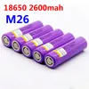 100 % Original-Akku LiitoKala M26 18650 2600 mAh 10 A 2500 Li-Ion wiederaufladbar, sicher für E-Zigarette/Roller