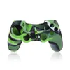 Camo Camouflage Housse de protection en silicone souple Housse de protection pour contrôleur Playstation 4 pour manette de jeu PS4 de haute qualité FAST SHIP