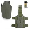 Тактическая быстрая нейлоновая кобура с ремешками для ног Airsoft Fast Gear Shooting Equipment Accessy Accessy No06-114B